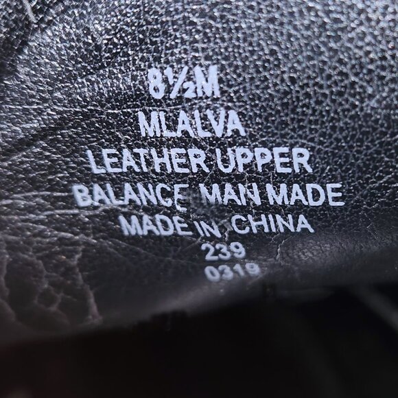 NEW Marc Fisher Chic Black Leather Ankle Boots Crocodile Pattern Size 8.5 M NWOB - Picture 6 of 7